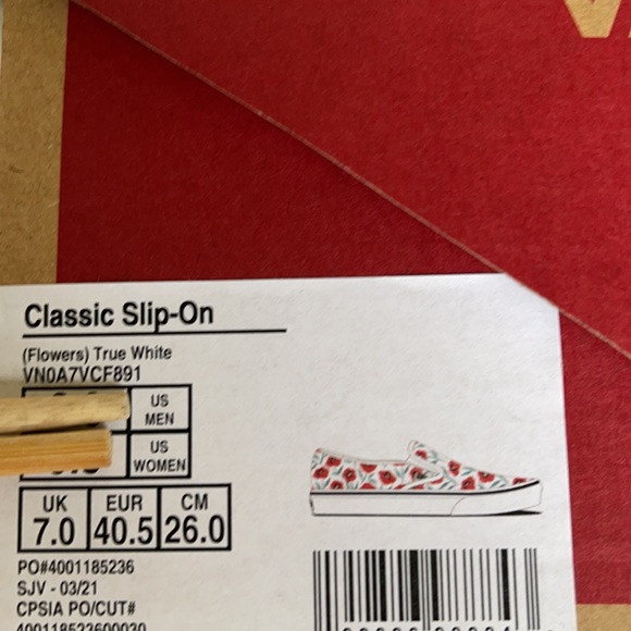 Vans Classic Slip-On Flowers/True White WMNS - Picture 16 of 16